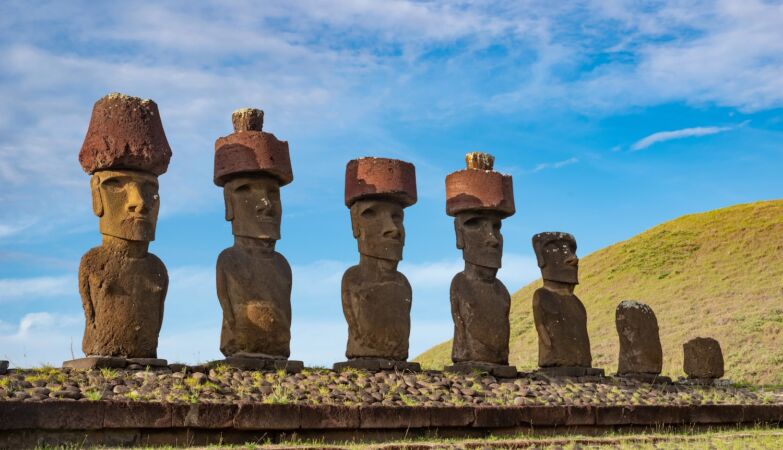 The Moai Statues of Easter Island “walked” to their destination