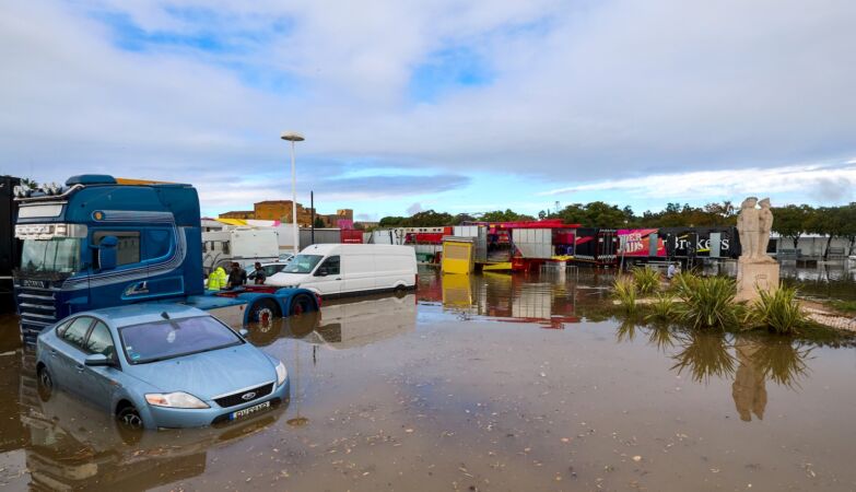 Faro woke up underwater. Red alert activated early in the morning