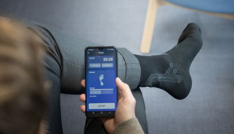 Swiss scientists created smart socks that relieve pain caused by diabetes