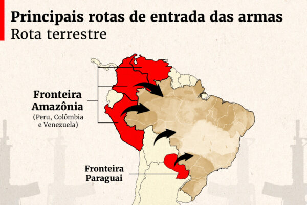 Route of weapons: find out where the rifles seized in RJ go