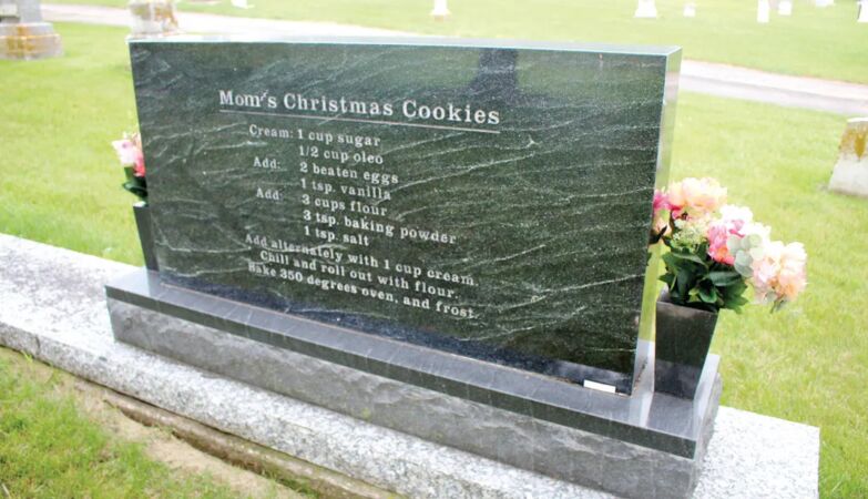 Don't know what to make for dinner, go to the cemetery: there are dead people sharing recipes all over the world