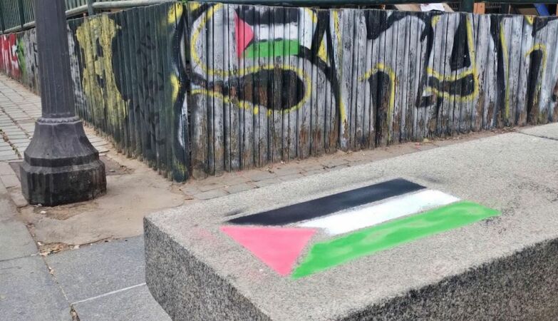 Madrid banned Palestinian flags in public buildings - which now multiply on balconies