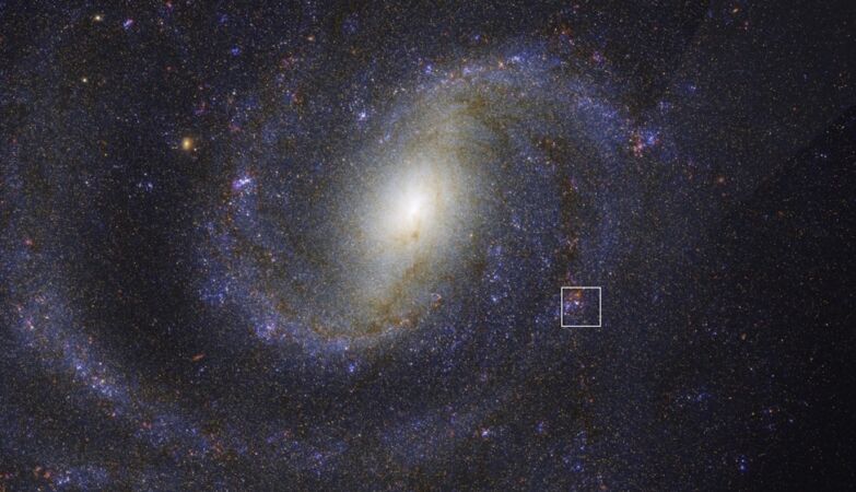Star discovered that was “doomed”, hidden behind dust