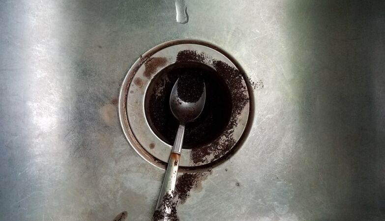 Why you should never pour coffee grounds down the drain