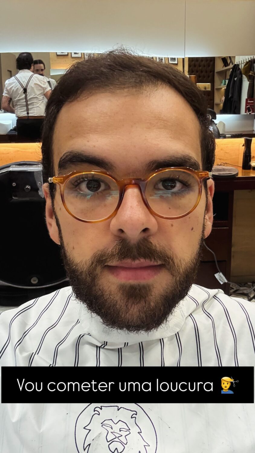 Rúben Pacheco Correia commits “madness” and shows the result of changing his look