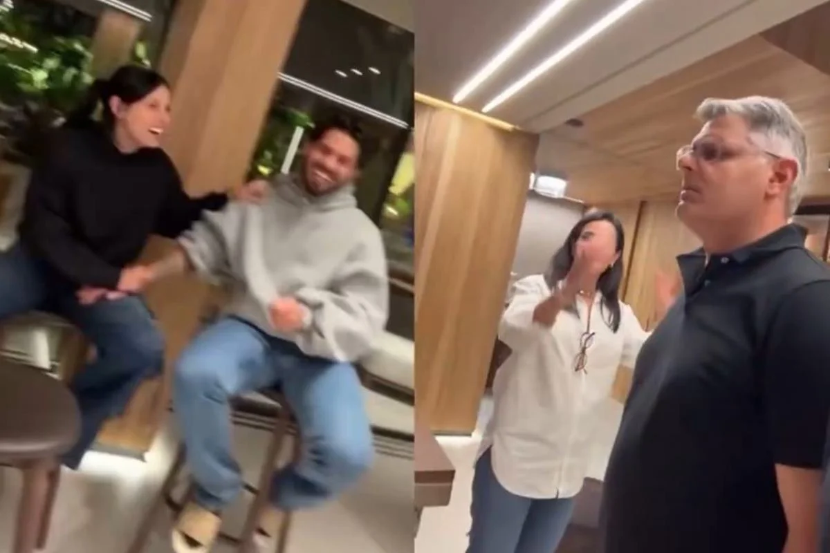 Video: Ana Castela and Zé Felipe receive a good-natured scolding from the singer's father during a barbecue