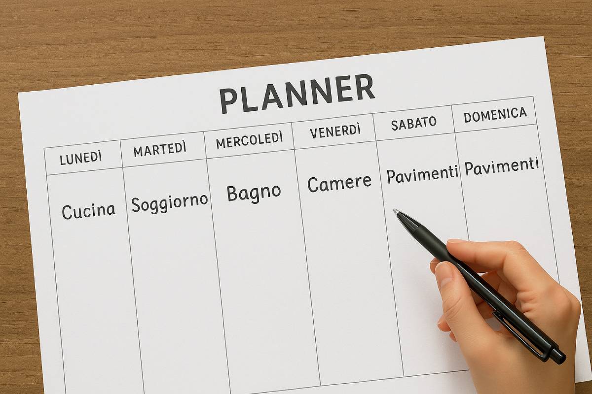 Cleaning planner