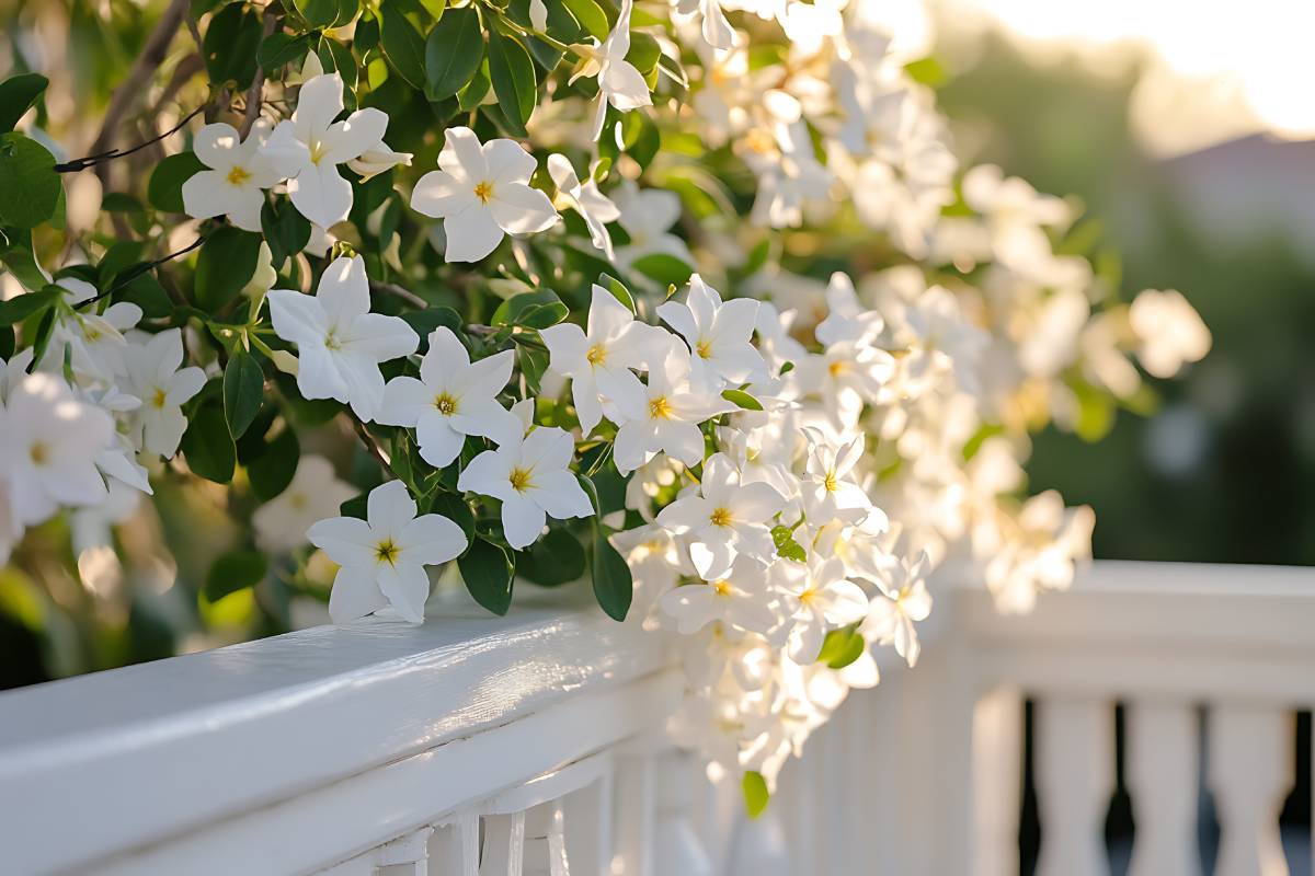 Jasmine on the balcony