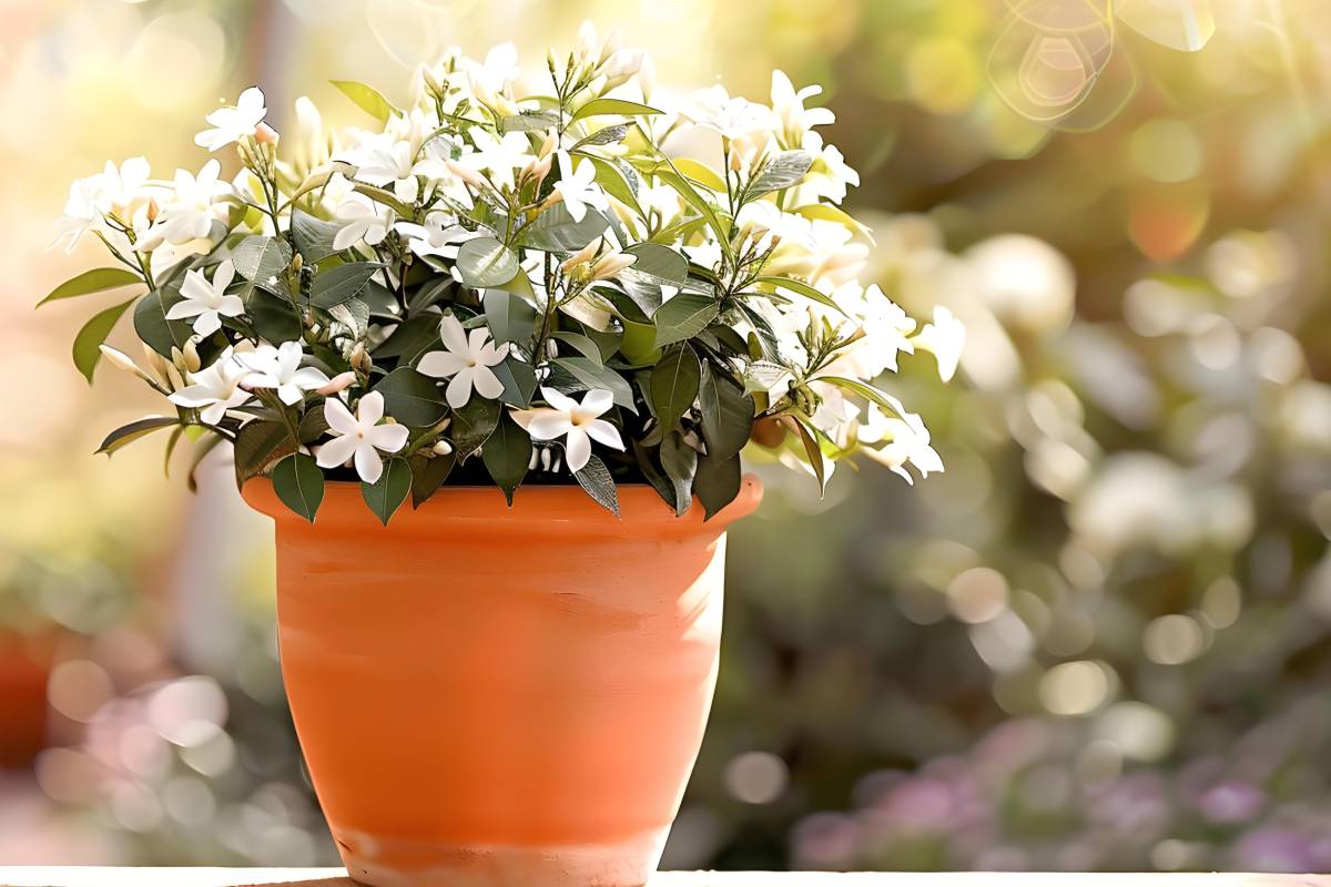 Jasmine in pot