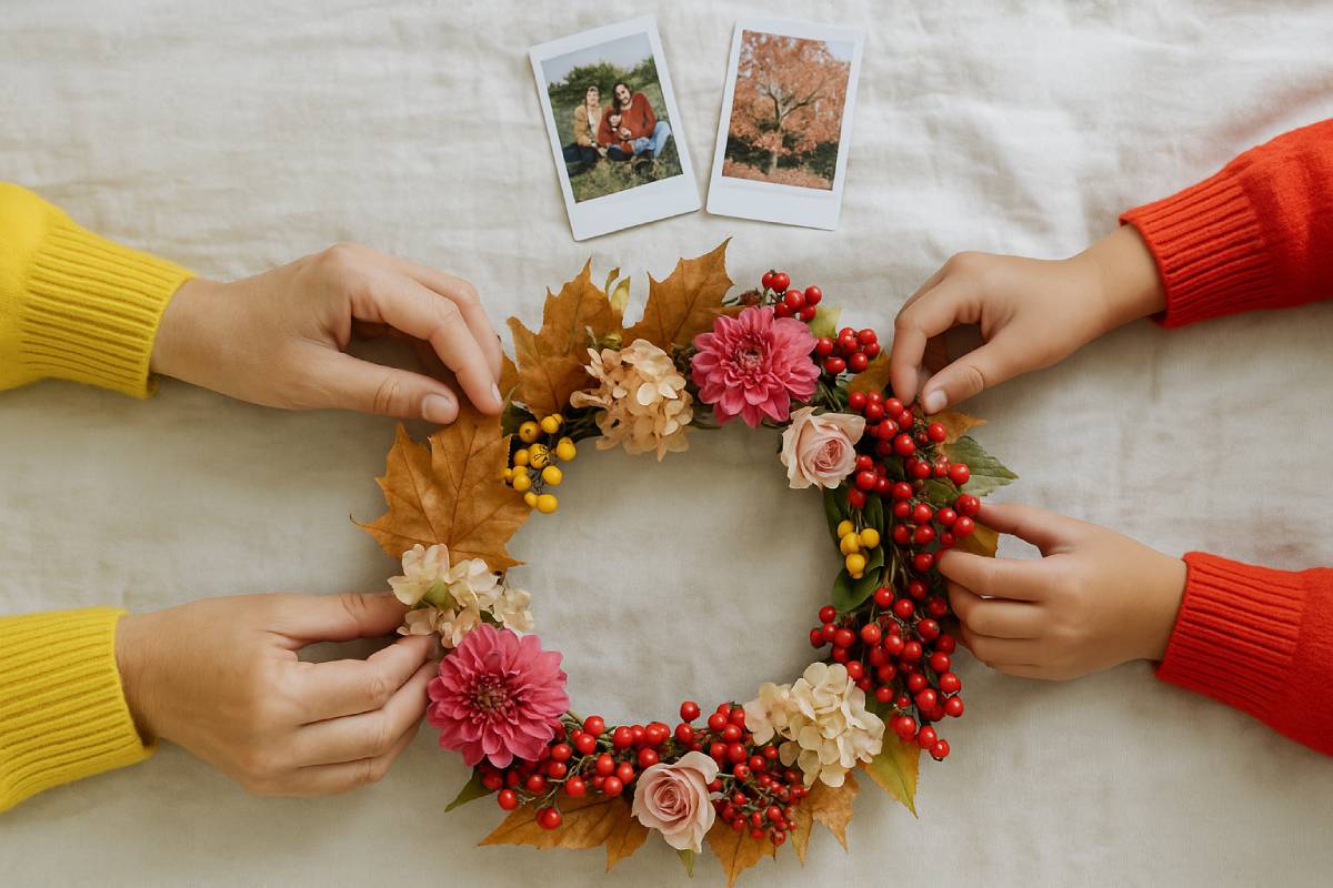 Boho chores for children: garlands