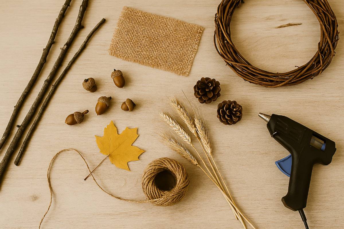 Materials for DIY autumn outings
