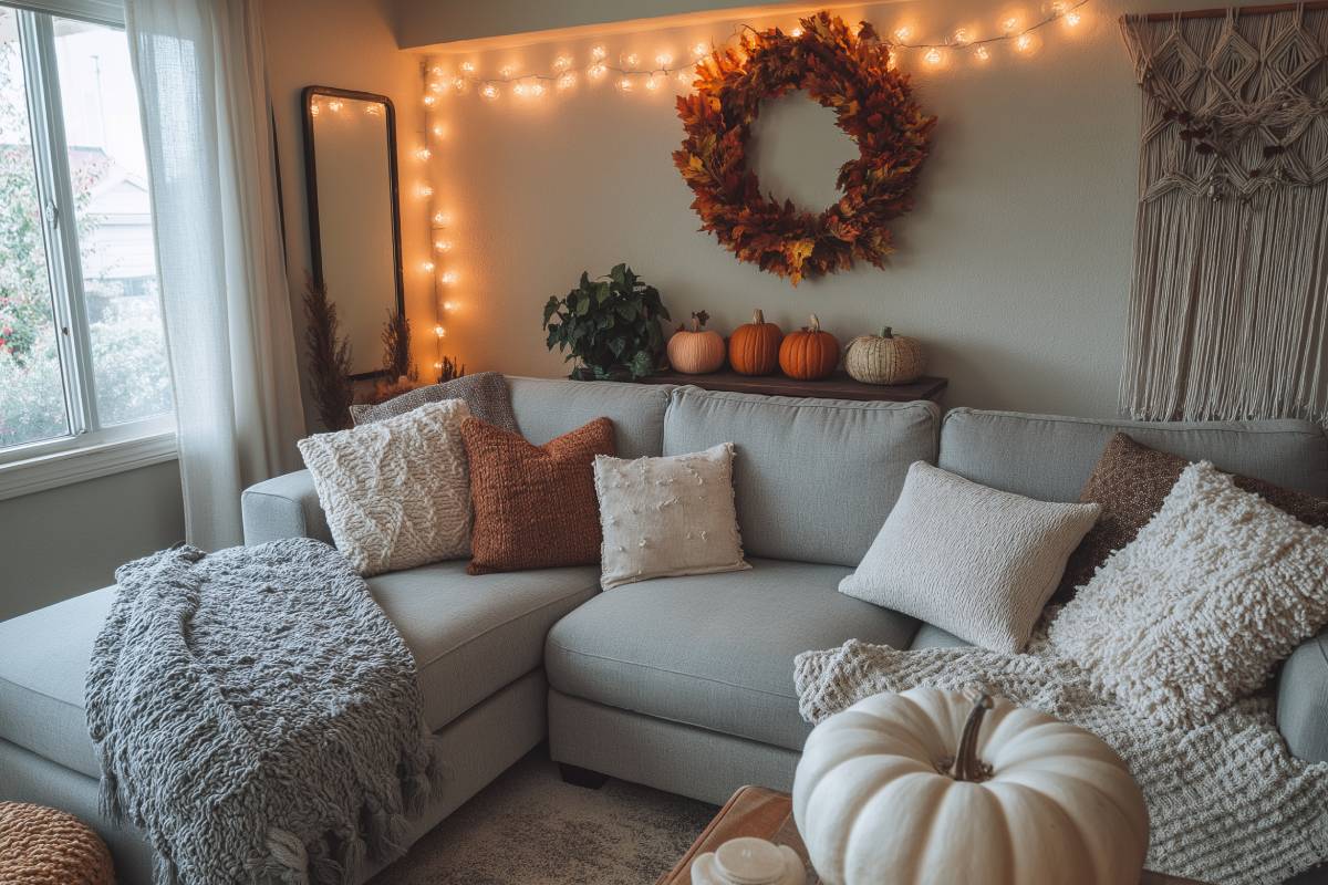 Autumn Ghirland in the living room