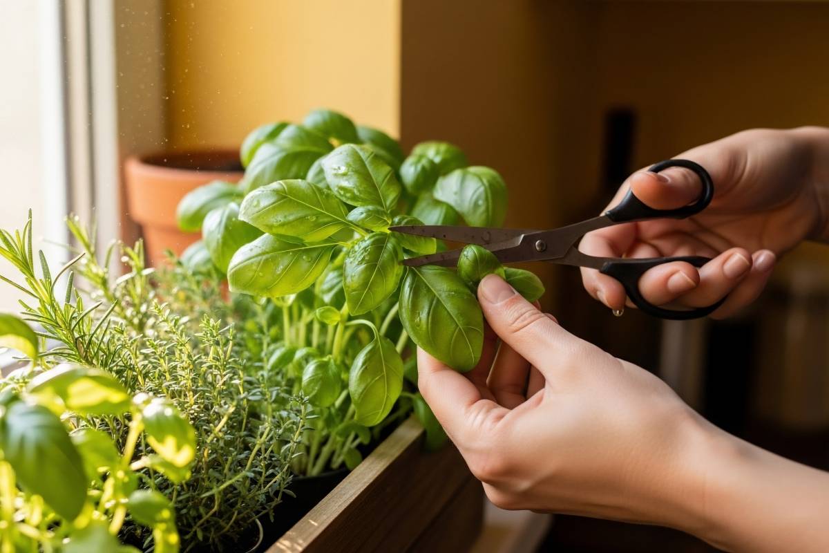 Pruning basil: why it turns yellow in autumn and how to avoid it