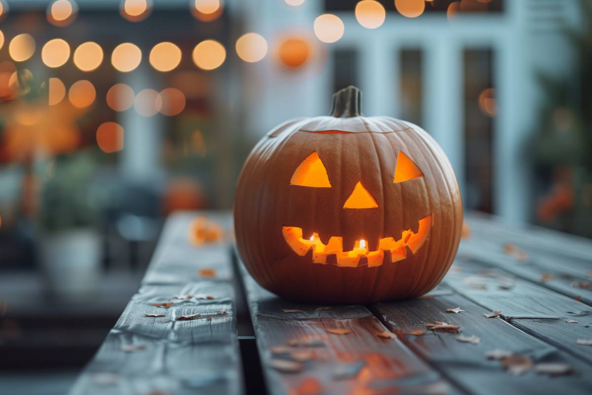 Carved pumpkin