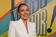 Larissa Manoela at the launch event of Eta Mundo Melhor!, Globo's next soap opera