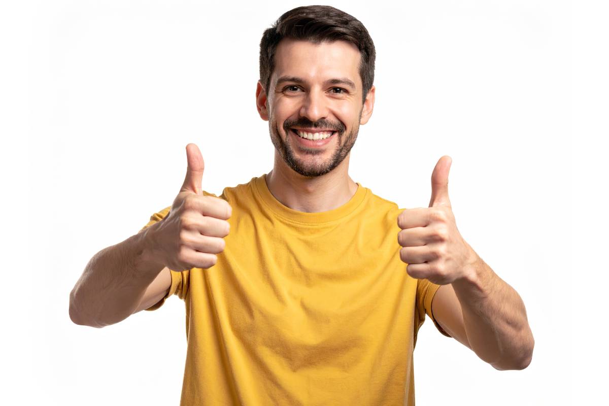 Smiling man