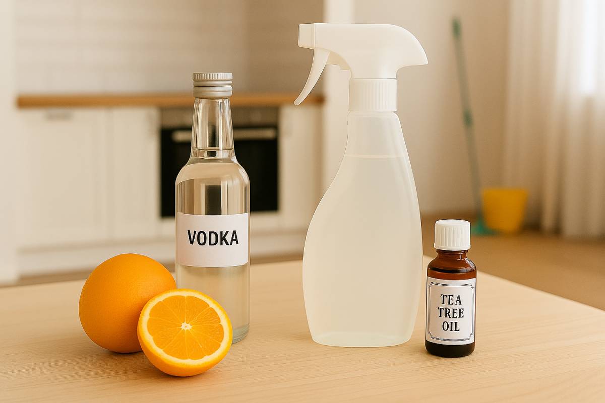 House cleaning with DIY ingredients