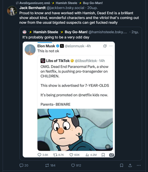 Ilon Musk put them with Netflix and canceled his subscription