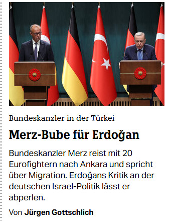 Heavy criticism of Merz in Turkey: "Does he enjoy being arbitrarily silenced?"