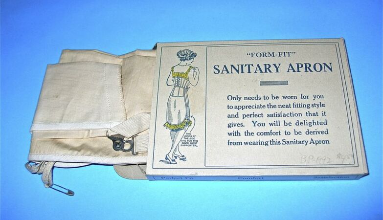 Menstruation was never the same after the two world wars