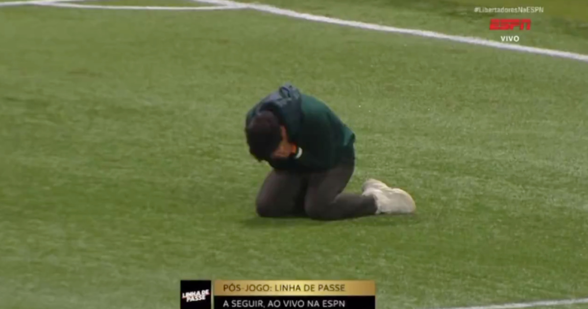 Abel Ferreira in tears after epic comeback that takes Palmeiras to the Libertadores final