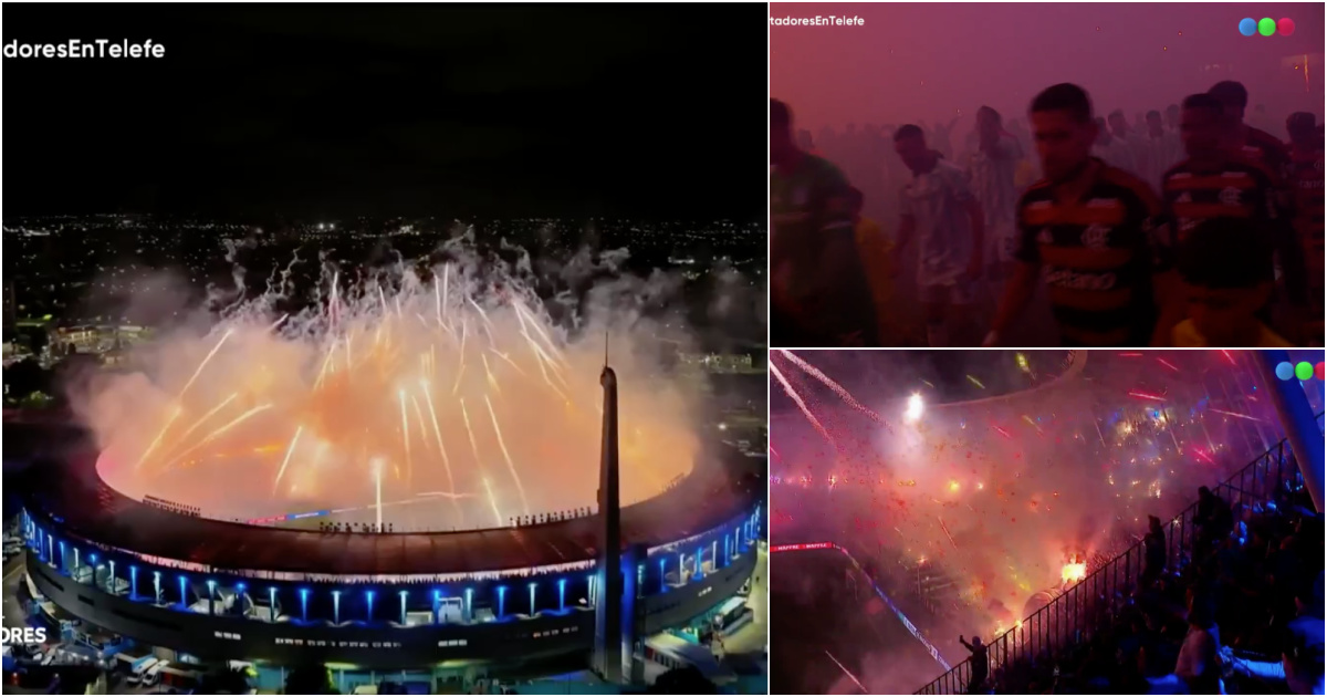 Stadium “on fire”: Racing fans create an impressive spectacle in the Libertadores