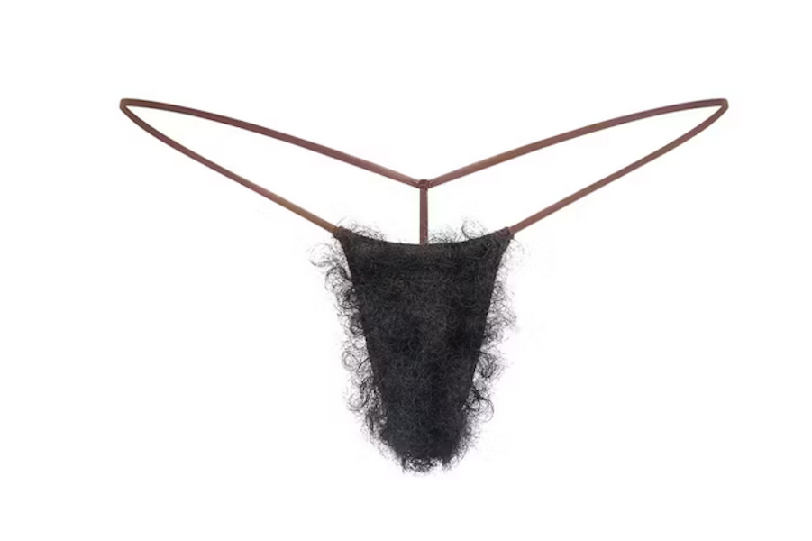 Fashion launched by Kim Kardashian: pubic hair wig. It's nothing new