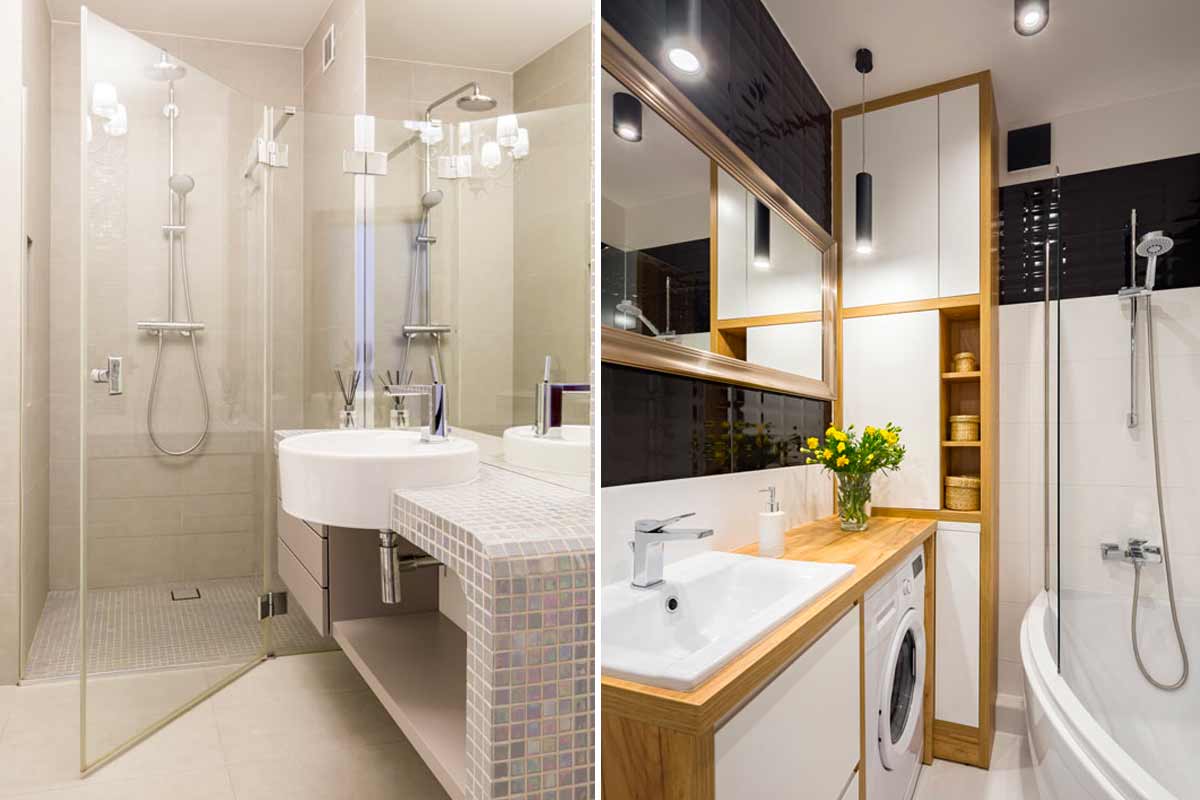 tight bathrooms furnishing solutions