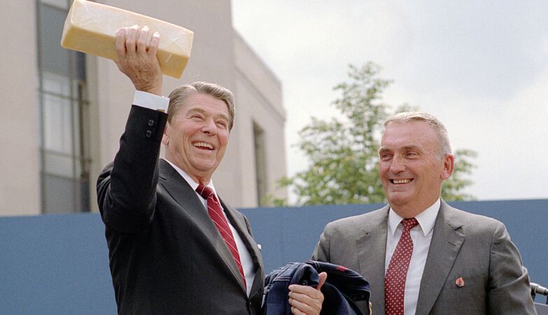 “Government Cheese”. Because the USA has 600 thousand tons stored in caves