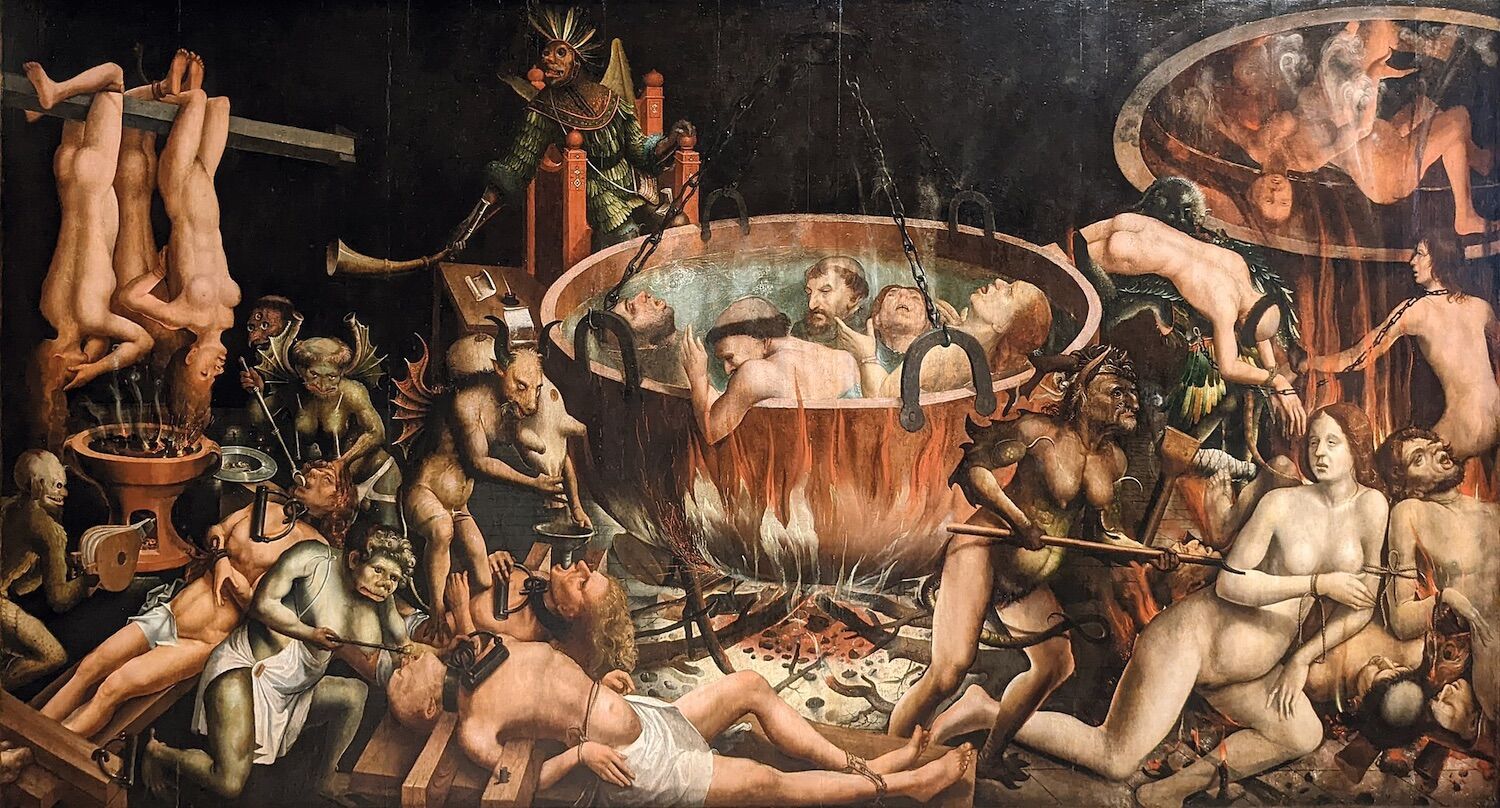 Disturbing 16th century Portuguese painting linked Satan and his demons to the New World