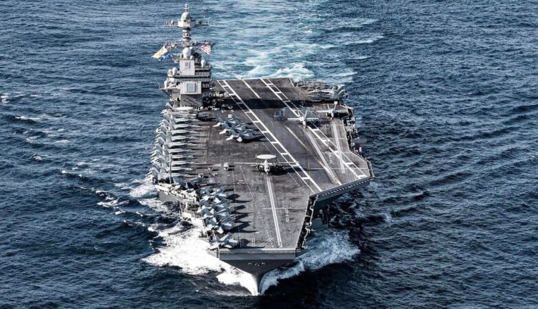 Superaircraft carrier sent from Europe to the Caribbean. “USA is manufacturing a war”
