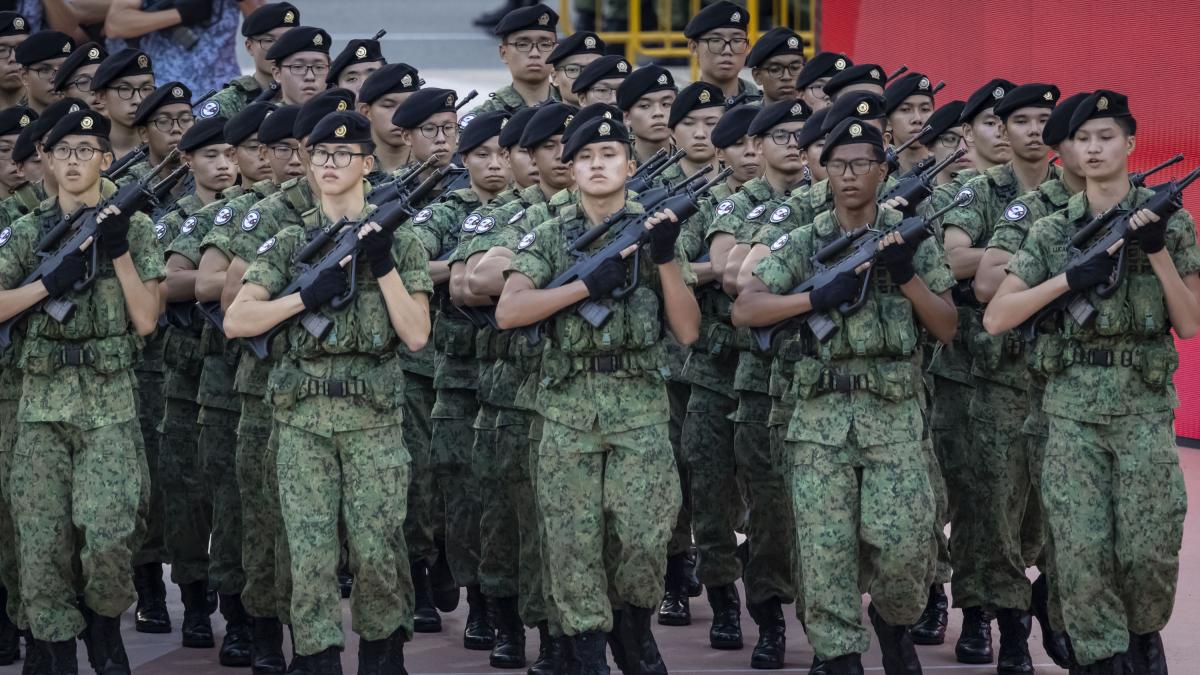 A small country has such military power that they had to dry 8,000 hectares of sea to accommodate their army