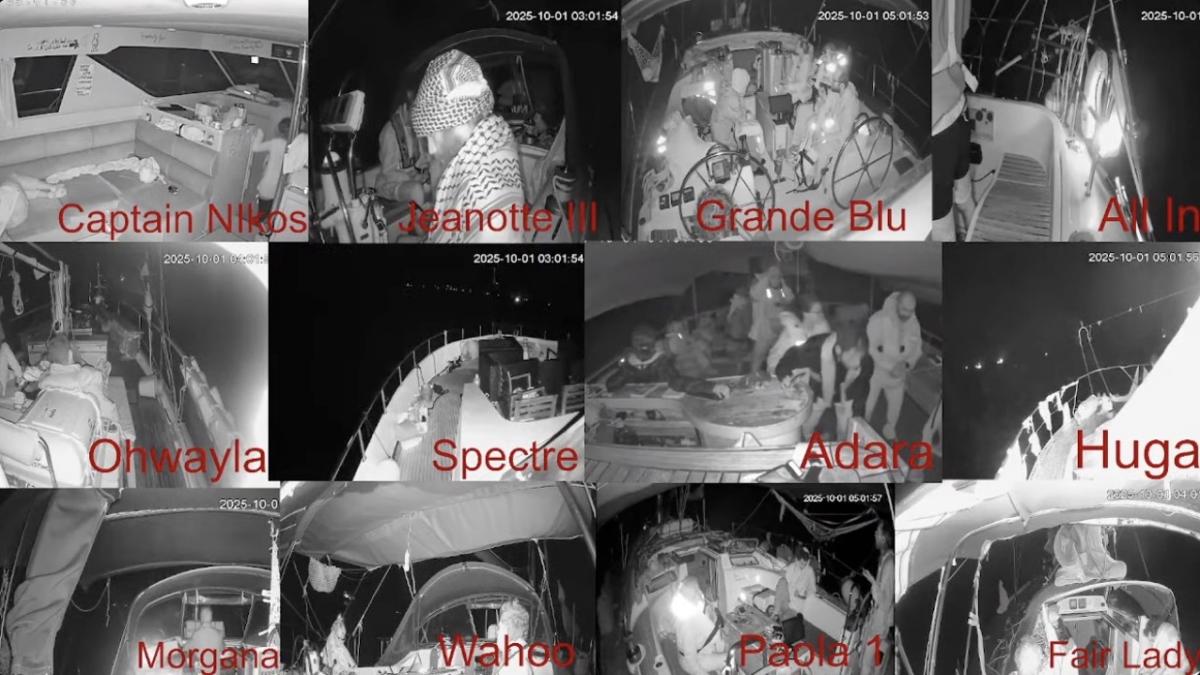 The flotilla, on its journey towards Gaza, enters a high -risk zone: "We are on a maximum alert"