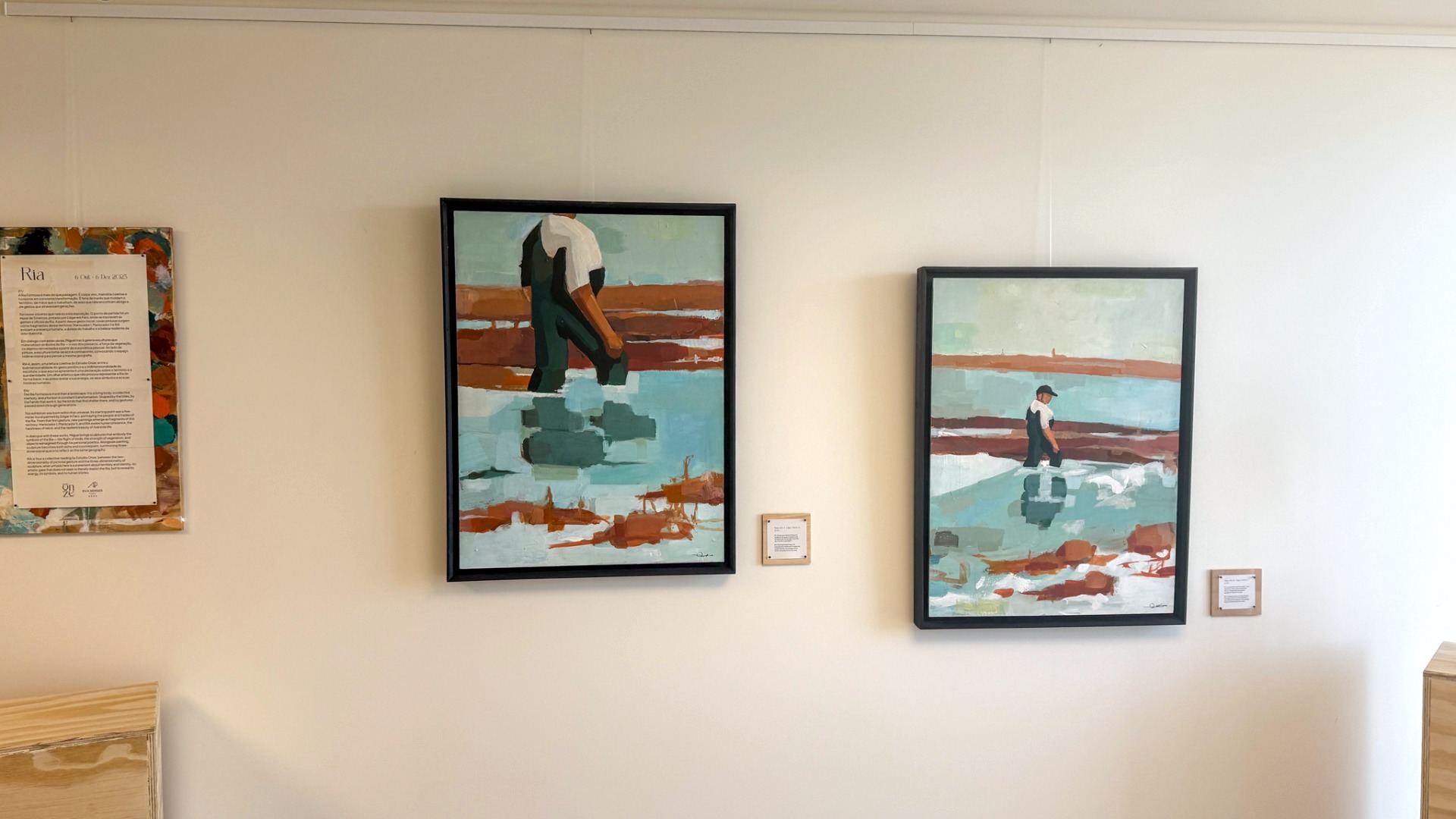 Ria Formosa inspires artistic mural at AP Eva Senses created by Edgar Pacheco