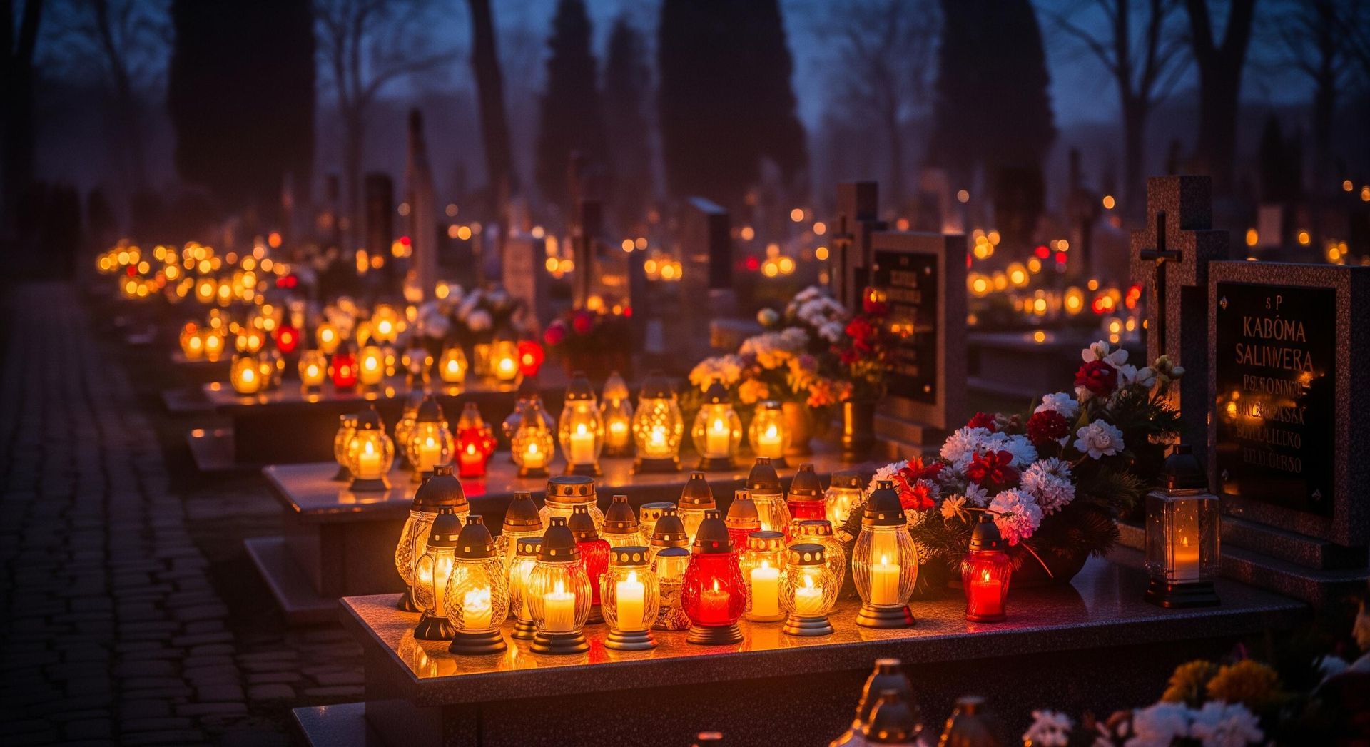 Beliefs and superstitions Never light candles like this in a cemetery, it spells misfortune. Superstitions for November 1