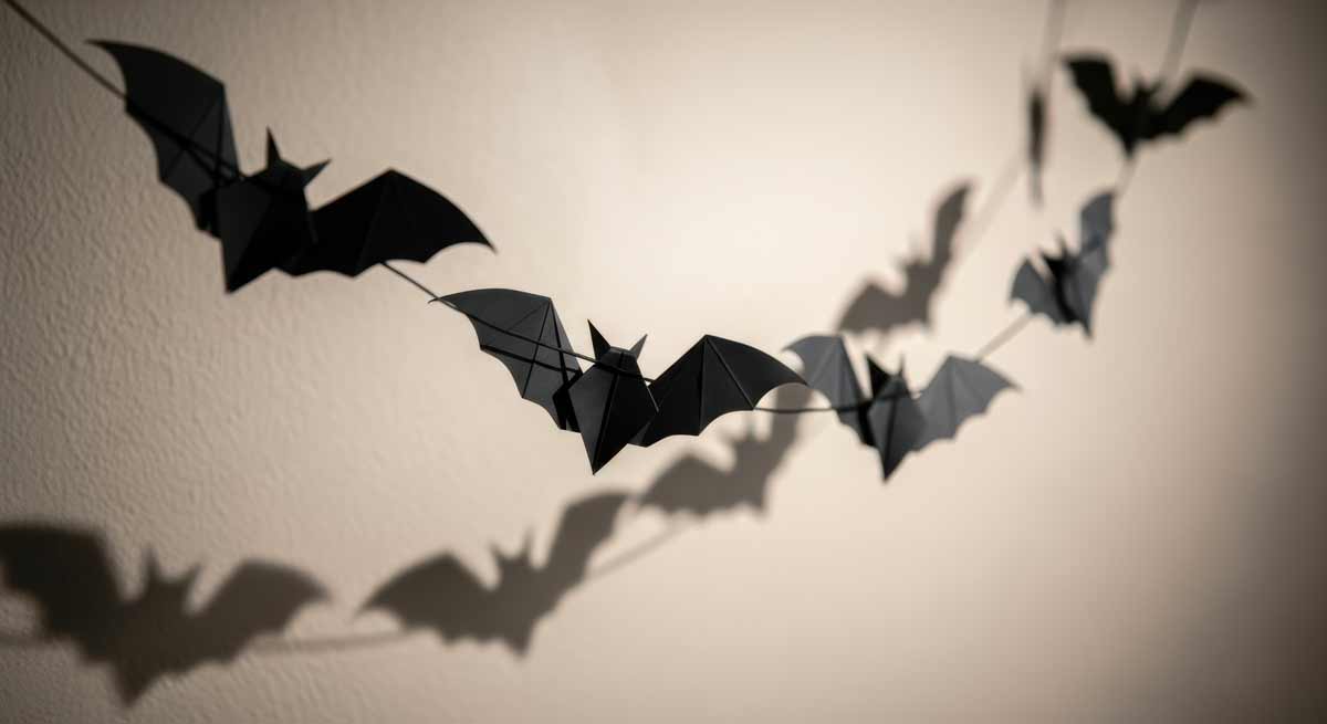 Bats on transparent thread