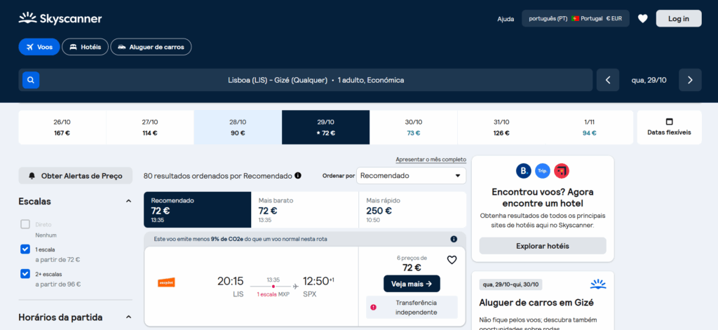 Visit the Egyptian pyramids to the 'rain price'? Flight to Egypt for 72 € with Easyjet