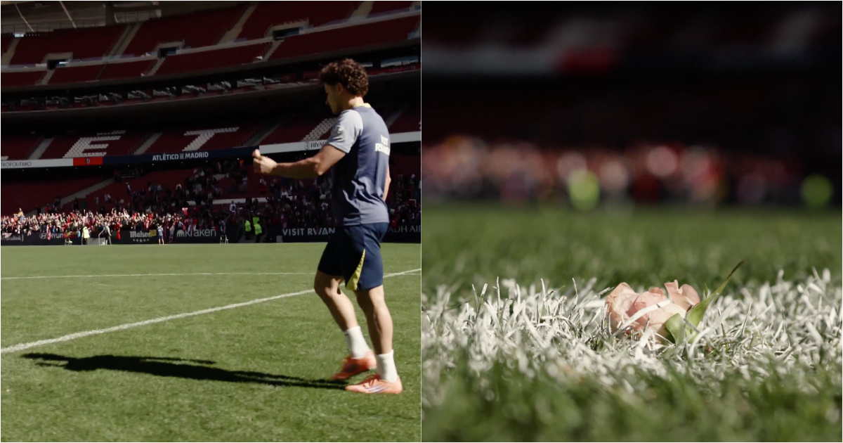 Julián Álvarez gets emotional when he responds to a fan's request in honor of his deceased daughter