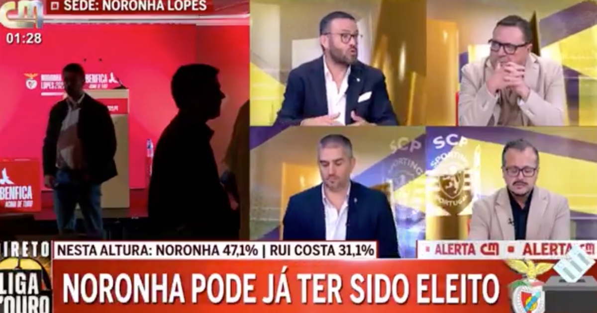 Mauro Xavier gave Noronha Lopes an early victory on CMTV… and ended up surprised