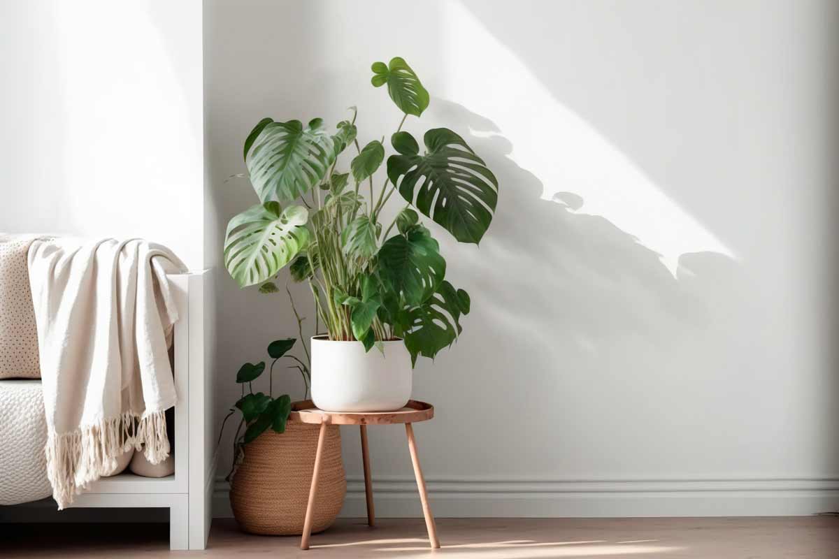 Monstera in pot