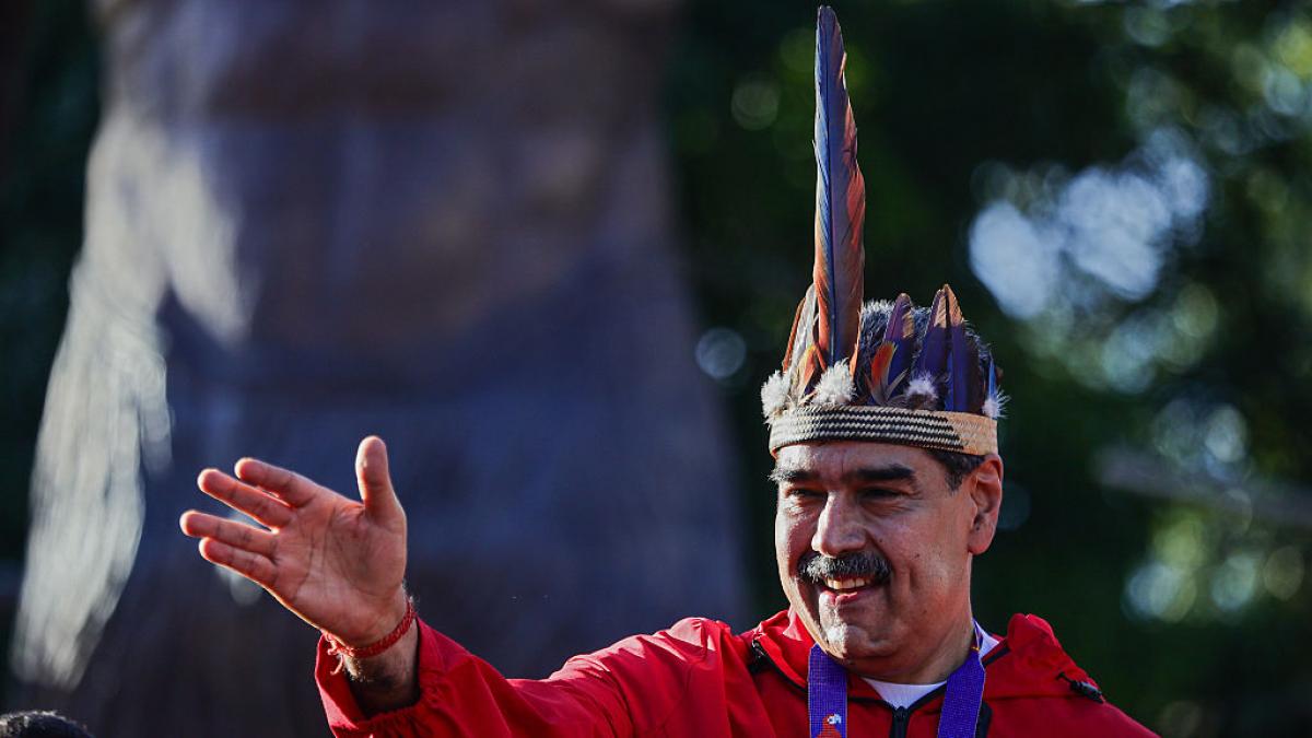 Maduro asks for "peace, not war" in his duel with Trump and in 'Informativos Telecinco' they make a portrait of him with four words