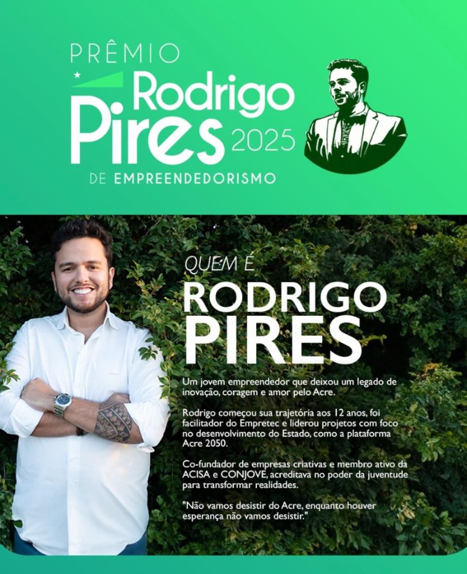 Rodrigo Pires Award celebrates the future of entrepreneurship in Acre with a gala night