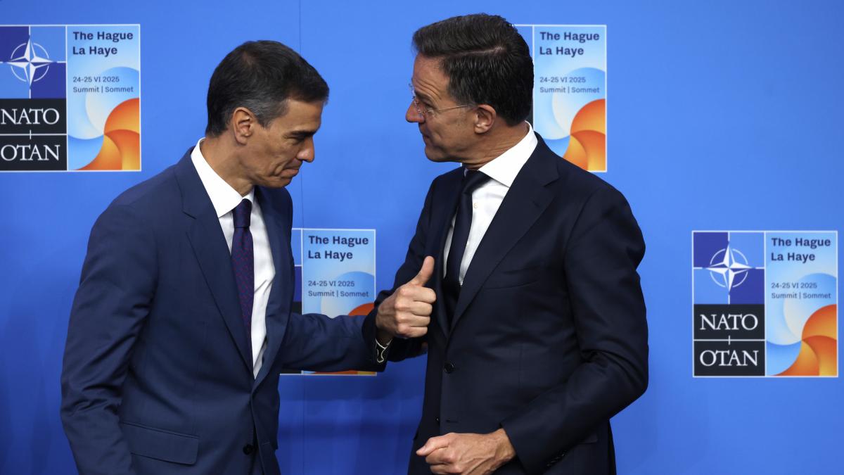 Rutte gets (halfway) into Trump's fight with Spain in NATO: "Spain totally agrees with the objectives"