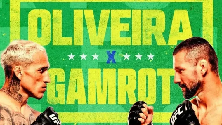 UFC Rio - Oliveira x Gamrot: data, horários, card de lutas e onde assistir image