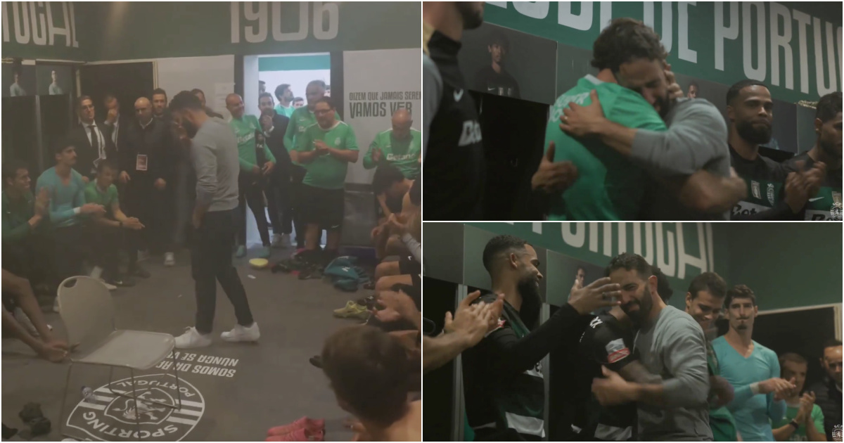Video shows Ruben Amorim's emotional speech after the last game at Sporting