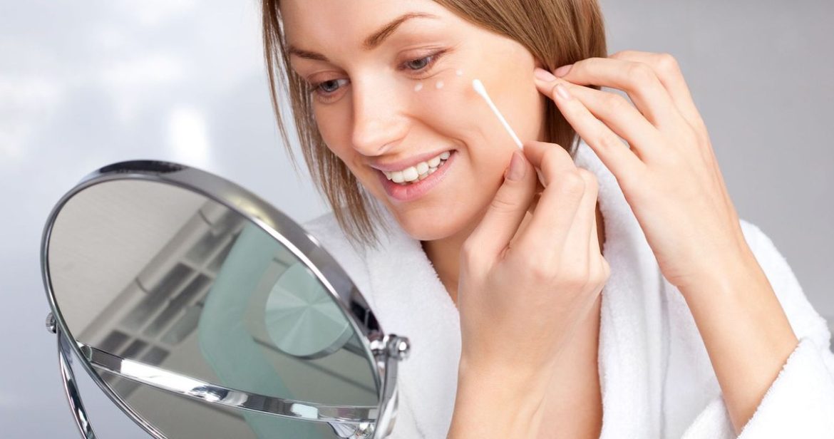 Do it before makeup. Otherwise, you will worsen your skin and irritate your eyes                 
