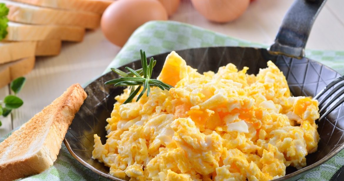 Add this to scrambled eggs. It will come out fluffy and tasty like never before                 
