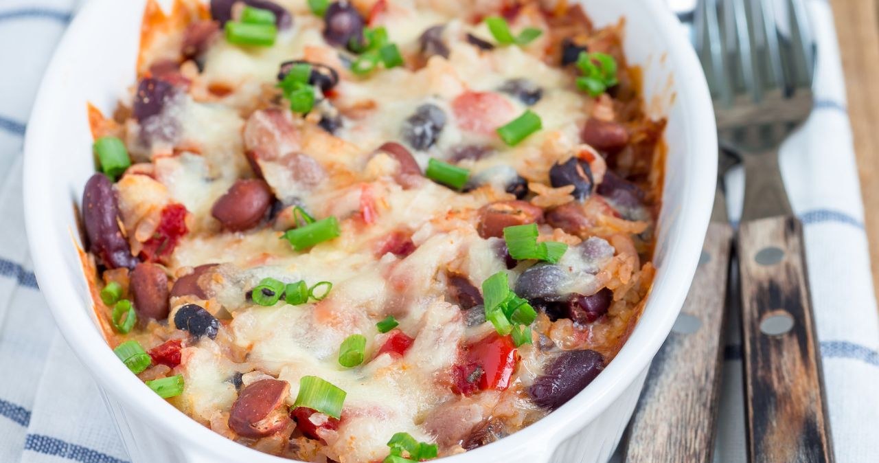 Bean and rice casserole is simple and quick - it's a good dinner for a large family /iuliian /123RF/PICSEL