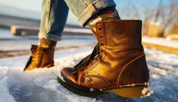 ​Glue this to the sole of your shoes. Slippery sidewalks will no longer be a challenge