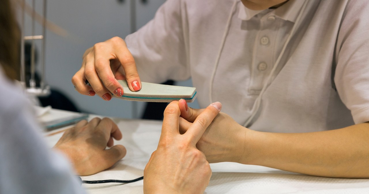 Celebrities wear this manicure now. Ask your stylist for it